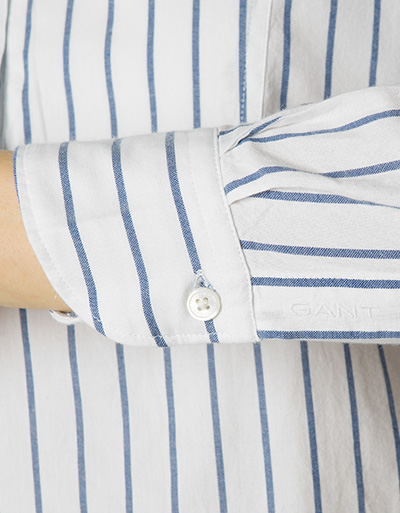 Gant Hemdbluse Mit Brustbesatz