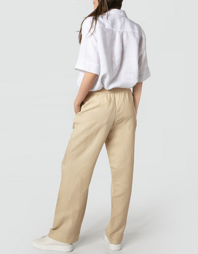 Gant Hose Im Leinen-Viskose Mix