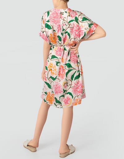Gant Kleid Mit Dahlien Print