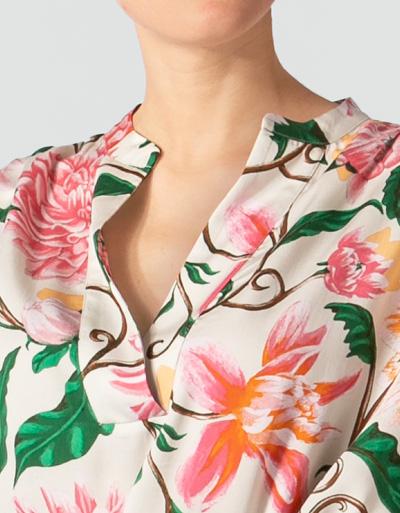 Gant Kleid Mit Dahlien Print