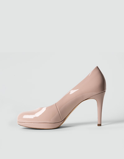 Högl Plateau-Pumps In Lackoptik