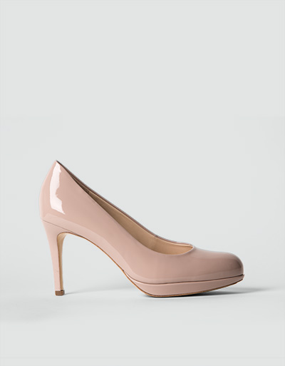 högl Plateau-Pumps in Lackoptik