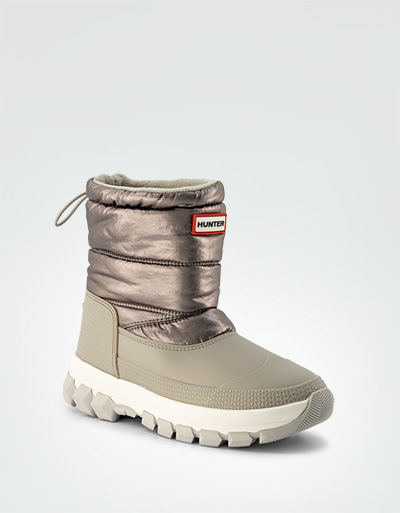 HUNTER Snow Boots Im Metallic-Look