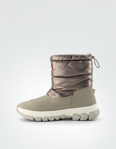 HUNTER Snow Boots Im Metallic-Look