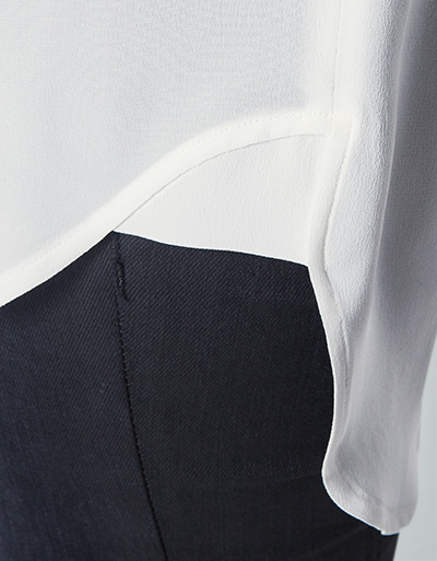 Jacques Britt Bluse Aus Fließendem Seiden-Crêpe
