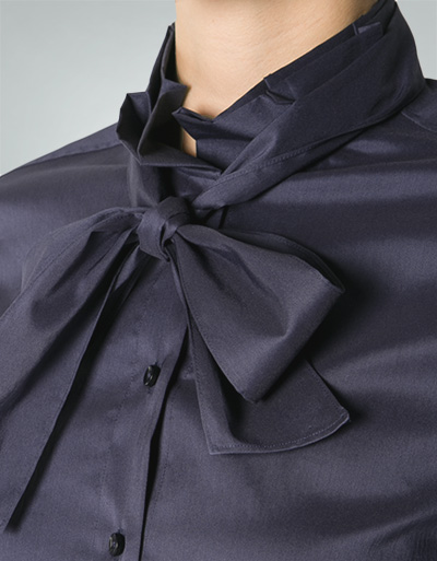 Jacques Britt Bluse Mit Abnehmbarer Schleife