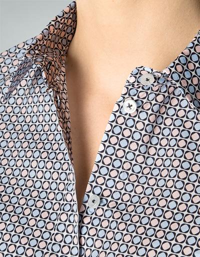 Jacques Britt Bluse Mit Allover-Dessin
