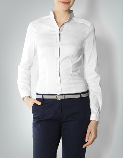 Jacques Britt Bluse mit Kontrastdetails