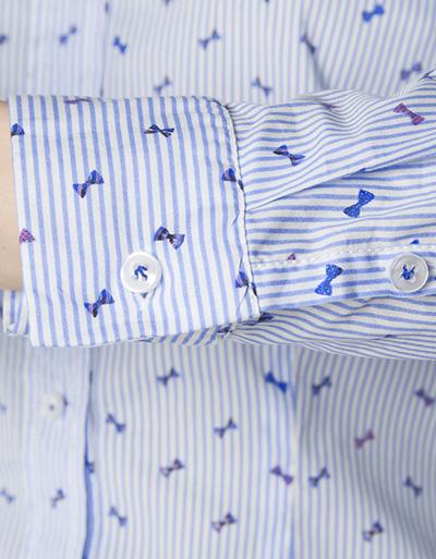 Jacques Britt Bluse Mit Schleifen-Dessin