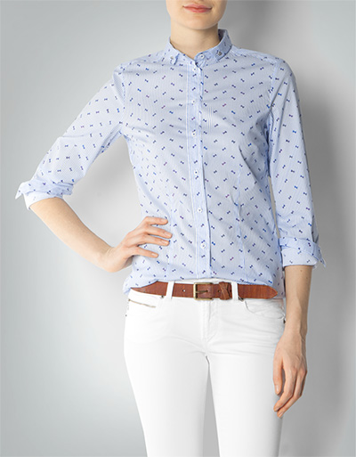 Jacques Britt Bluse mit Schleifen-Dessin