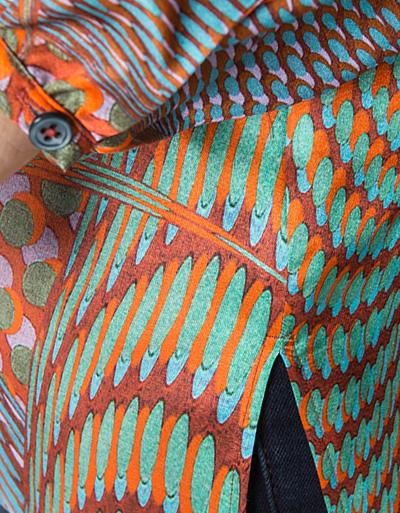 Jacques Britt Tunika Im Retro-Look