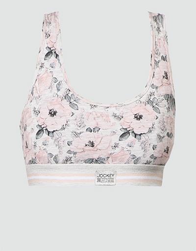 Jockey Crop Top mit sportiven Streifenband