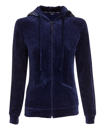 Jockey Hoodie mit Pailletten-Details