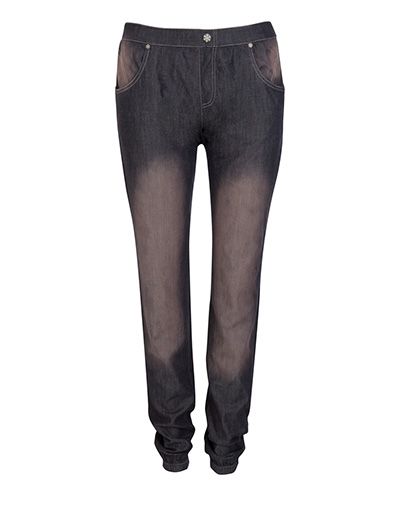 Jockey Pyjama-Pants in Jeansopik mit Bleicheffekt