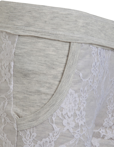 Jockey Pyjama-Short Mit Spitze