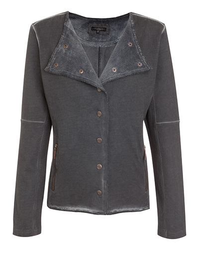 Jockey Sweatjacke im Used-Look