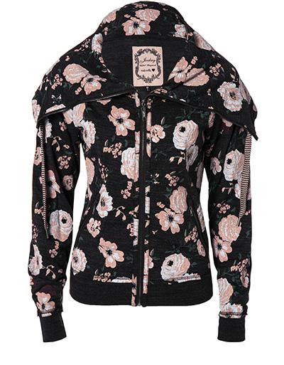 Jockey Sweatjacke mit XXL-Kragen