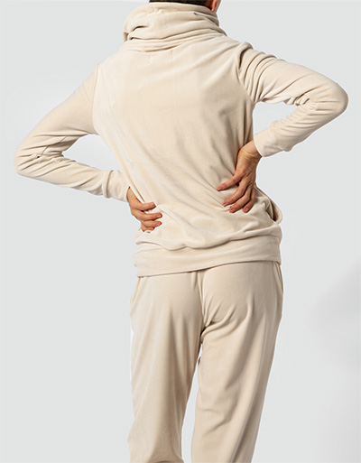 Jockey Sweatshirt Aus Softem Velours