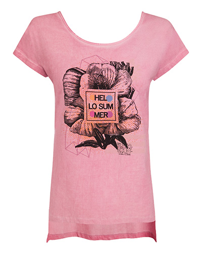 Jockey T-Shirt mit raffiniertem Rückenausschnitt