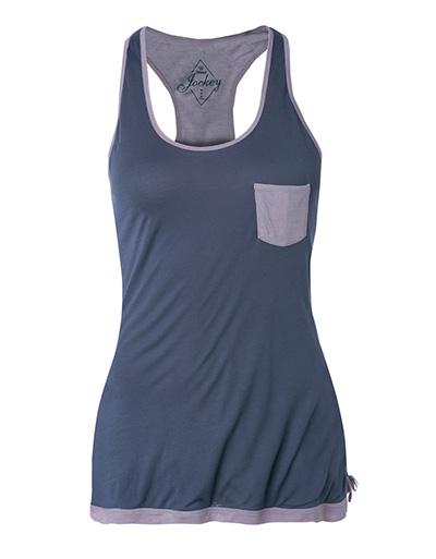 Jockey Tank Top im Zweilagen-Look