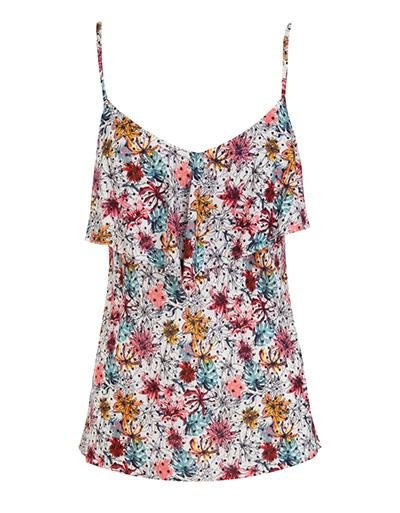 Jockey Top im floralen Dessin