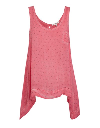 Jockey Top mit asymmetrischem Saum