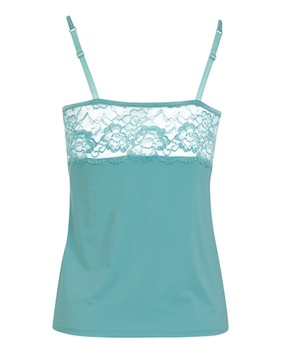 Jockey Top Mit Spitzeneinsatz