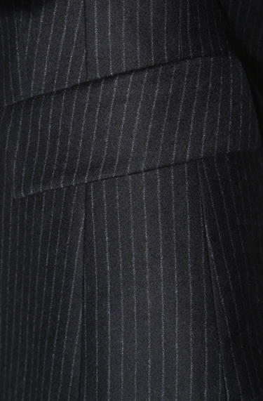 JOOP Blazer Schurwolle Dunklelblau-weiß Gestreift