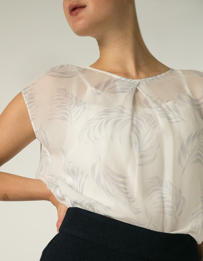JOOP Bluse In Floralem Dessin