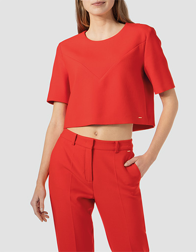 JOOP Blusenshirt in Crop-Länge