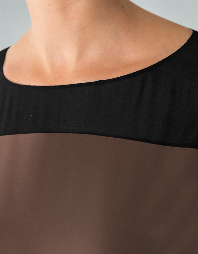 JOOP Kleid Mit Seideneinsatz