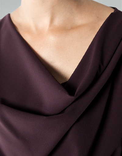 JOOP Kleid Mit Wasserfall-Ausschnitt