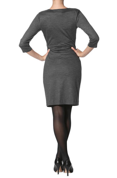 JOOP Kleid Schurwolle Grau