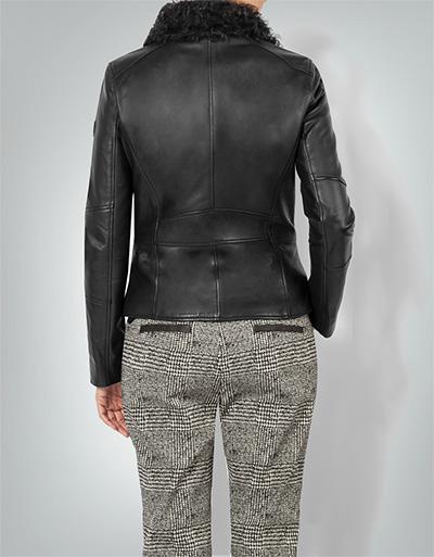 JOOP Lederjacke Mit Fellkragen