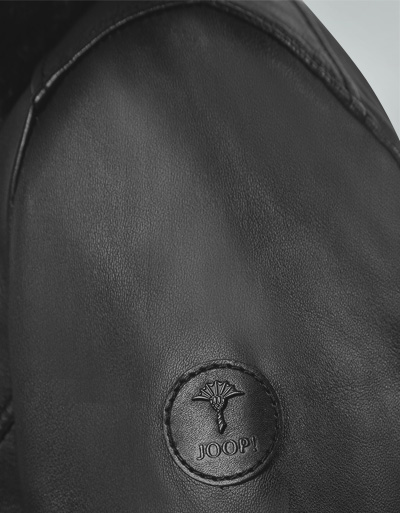 JOOP Lederjacke Mit Fellkragen