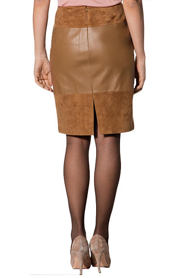 JOOP Lederrock Lammleder Cognac