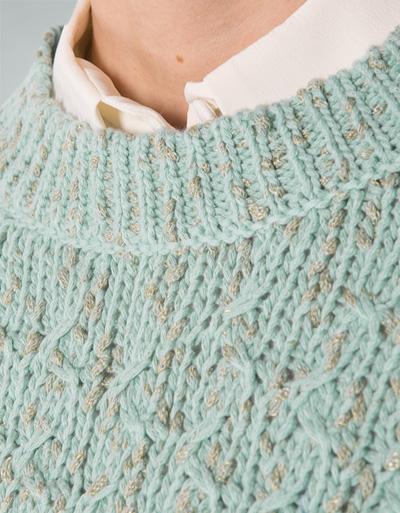 JOOP Pullover Mit Raffiniertem Goldglanz-Effekt