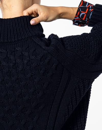 JOOP Pullover Mit Zopfstrickmuster