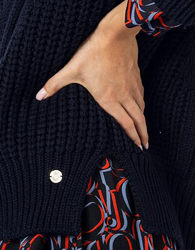 JOOP Pullover Mit Zopfstrickmuster