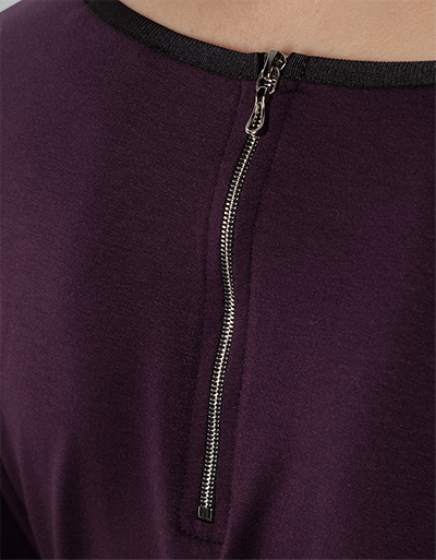 JOOP Shirt Mit Reißverschluss-Detail