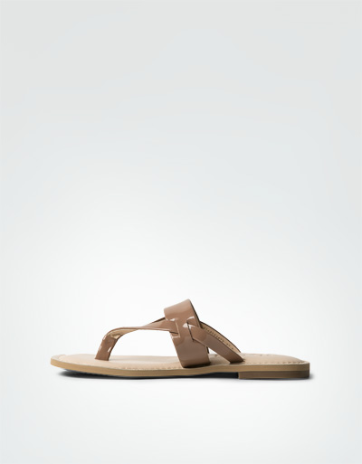 JOOP Zehensandalen In Lackleder-Optik