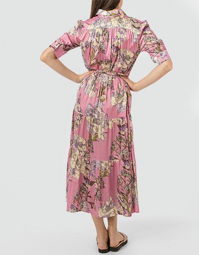 Joyce & Girls Kleid Im Seide-Viskose-Mix