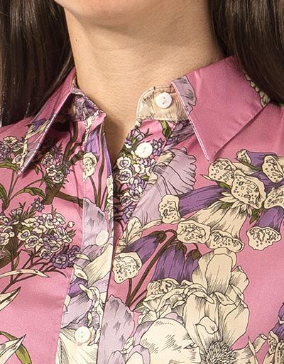 Joyce & Girls Kleid Im Seide-Viskose-Mix