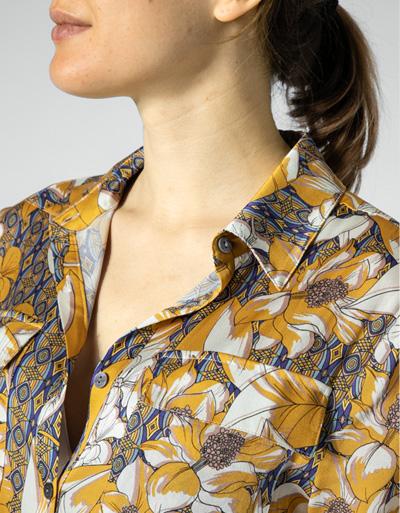 Joyce & Girls Midikleid Aus Seide-Viskose-Mix