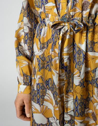 Joyce & Girls Midikleid Aus Seide-Viskose-Mix