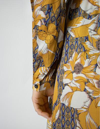 Joyce & Girls Midikleid Aus Seide-Viskose-Mix