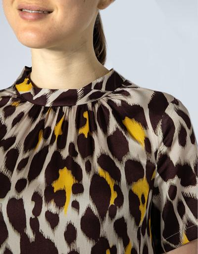 Joyce & Girls Midikleid Aus Seide-Viskose-Mix