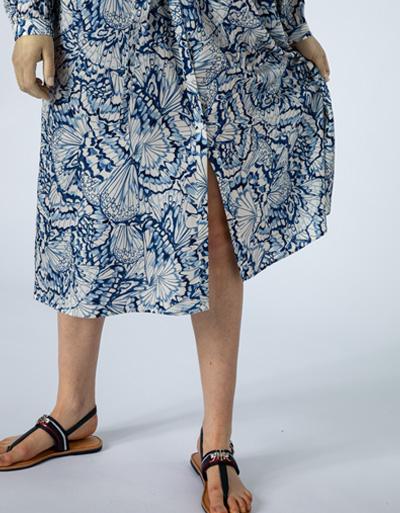 Joyce & Girls Midikleid Im Seide-Viskose-Mix