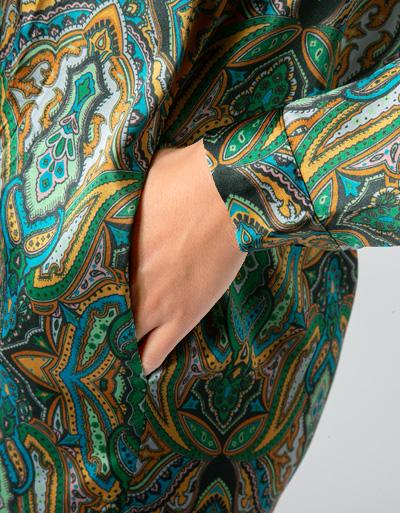 Joyce & Girls Seidenkleid Mit Paisley-Muster