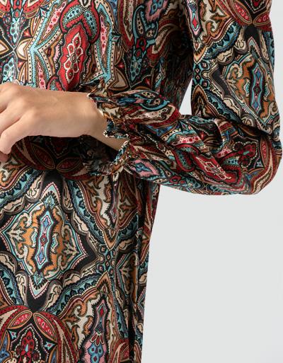 Joyce & Girls Seidenkleid Mit Paisley-Musterung